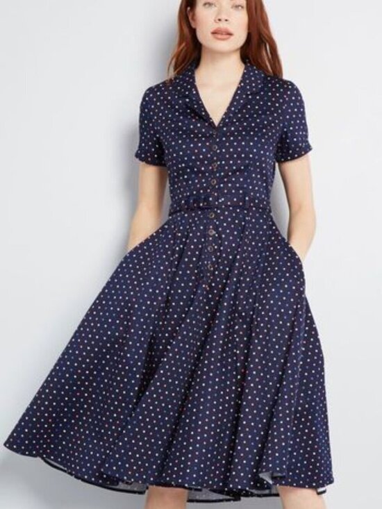 Modcloth Dresses & Skirts - Modcloth x Collectif "A Cherished Era" Shirt Dress
